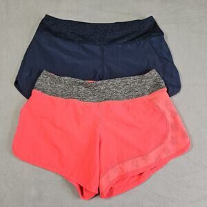 Rabbit Running Lined Shorts Womens Small 3.5" Inseam Elastic Waist Zip Pocket